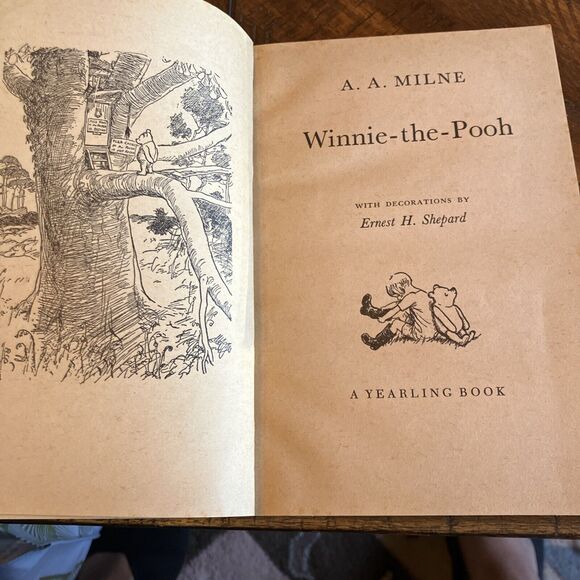 Vintage 1971 PB Winnie-the-Pooh by A.A. Milne Dell Yearling Paperback 2nd print - Picture 7 of 10